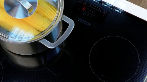 Put the quail eggs on the stove Stock Footage 84303333