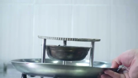 Put Saj Vegetables Meat on Table Stock-Footage 78594098