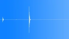 Put a wineglass down on a wooden table, determined Sound Effect