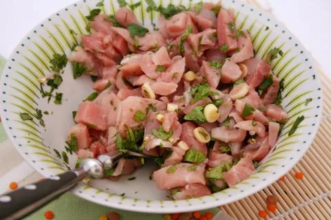 Putenfleisch Foto stock