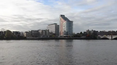 Putney Wharf Tower Stock Footage 42849979