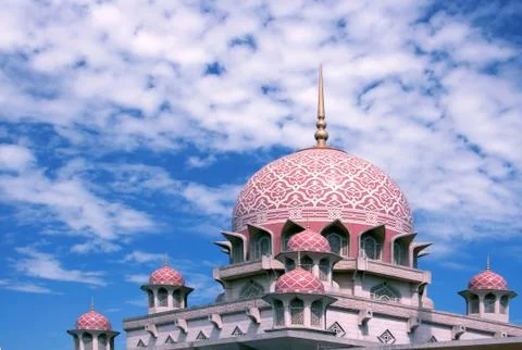 Putra mosque malaysia Stock Photos