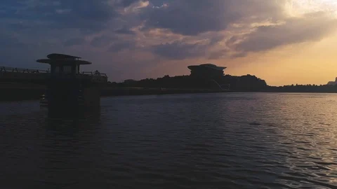 Putrajaya Dam Stock Footage 89720484
