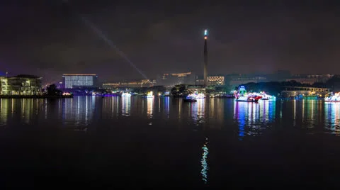 Putrajaya Floats Timelapse Stock Footage 24924106