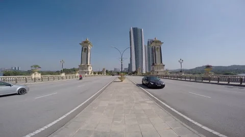 PUTRAJAYA STREET IN FRONT PICC 库存影片 59146687
