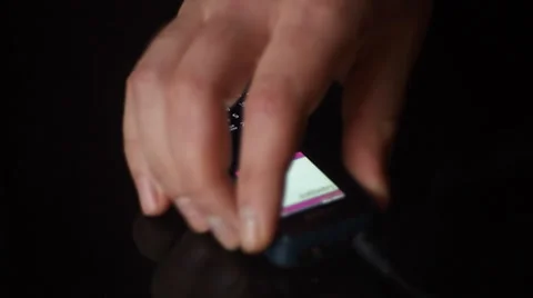 Puts mobile recharge Vídeo Stock 34978422