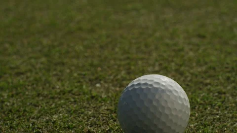 Putter Striking Ball 3 Stock Footage 108500153