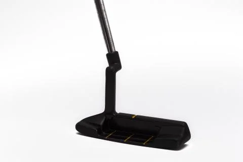 Putter on white Stock Photos