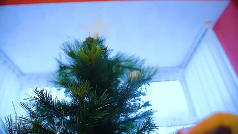 Putting Up and Taking Down Christmas Tree Decorations 1 Vidéo 100690996