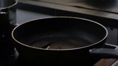 Putting beef ribs in the pan Stock Footage 120462532