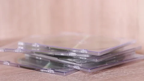 Putting CD on the table 動画素材 82196223