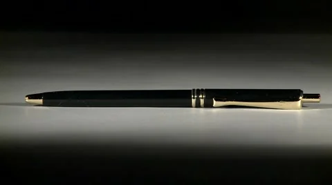 Putting down a pen Vídeo Stock 2853096