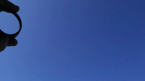 Putting filter on camera Stock-Footage 11848442