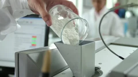 Putting Flour Stock Footage 11830358