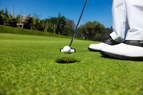 Putting green Stock Photos