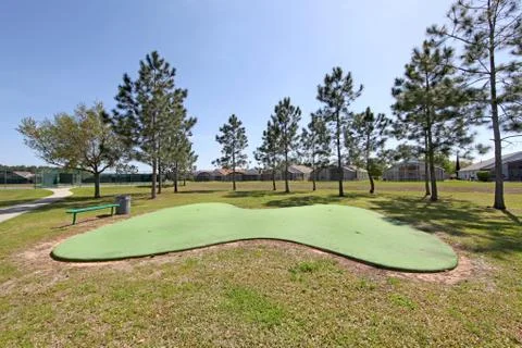 Putting green Stock Photos