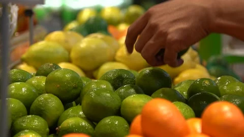 Putting lemon in the gondola Stock Footage 237899500