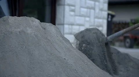 Putting lime on the sand Stock Footage 39387769