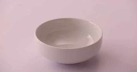 Putting mixture in a bowl 1 Video stock 132210866