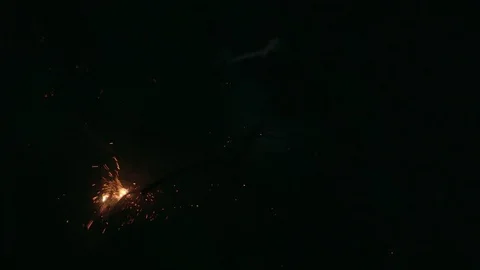 Putting out fire at the forest Stock Footage 74624985