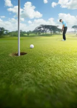 Putting Stock Photos