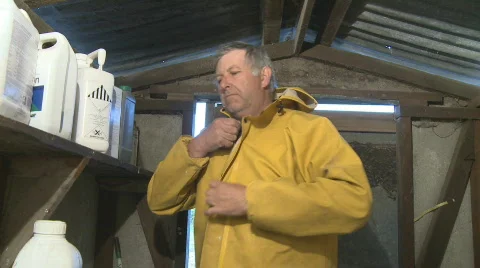 Putting on protective gear Stock Footage 533602