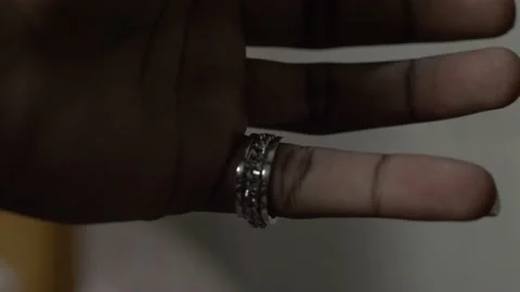 Putting a Ring on a Finger Stock Footage 157942259