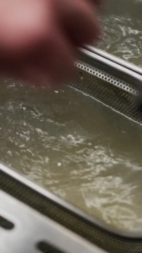 Putting Stuffed Pasta Inside The Boiling Water Stock Footage 274410272