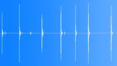 Putting thick glasses on wooden tableSound Effect