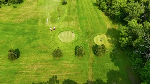 Putting on the Two - Lyndon Golf Course - Syracuse, NY Stock Footage 336517515