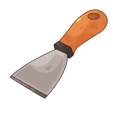 Putty Knife illustration Stock Illustration