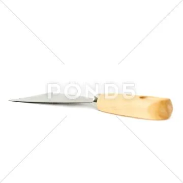 Putty knife over isolated white background Stock Photos