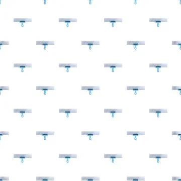 Putty knife spatula plasterer tool construction seamless pattern Illustrazione stock