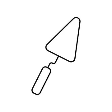 Putty tool flat icon. 1st May Worker s Day. Stock Illustration