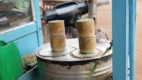 Putu cake Stock Footage 309061325