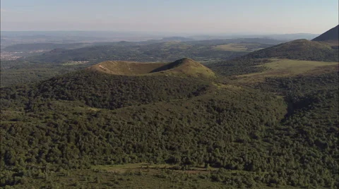 Puy De Dome Area Of Old Volcanoes Stock Footage 65258209