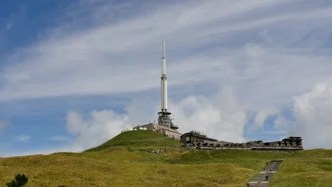 Puy de Dome summit Timelapse 4K 1 Stock Footage 78199667