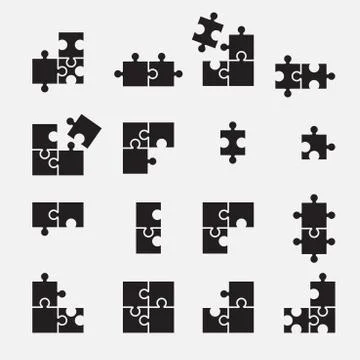 Puzzel symbol Stock Illustration
