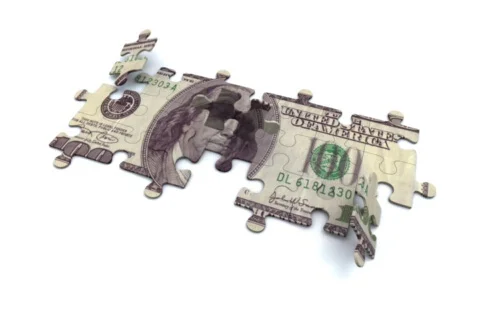 Puzzle - 100 dollar bill Stock Footage 533154