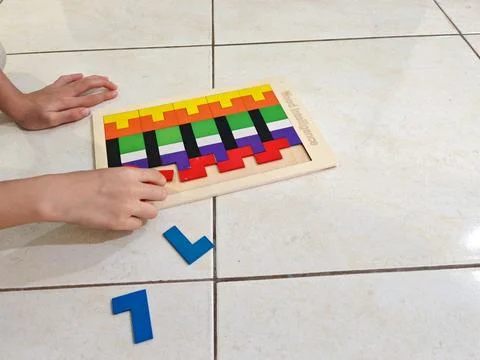 Puzzle 4 Foto stock