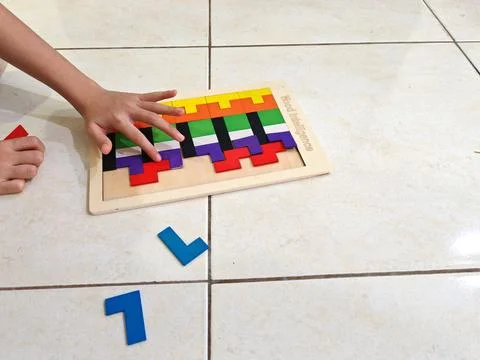 Puzzle 5 Stock Photos