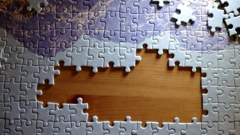 Puzzle from above Stock Footage 101151063