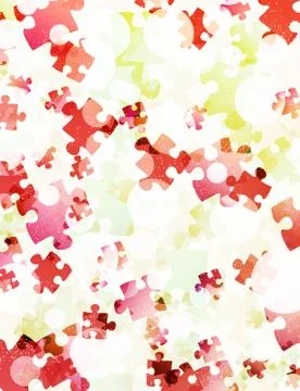 Puzzle abstract Stock Illustration