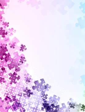Puzzle abstract Stock Illustration
