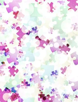 Puzzle abstract Illustrazione stock