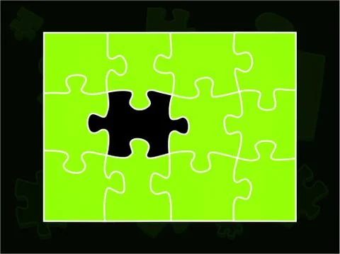 Puzzle abstract Stock-Illustration