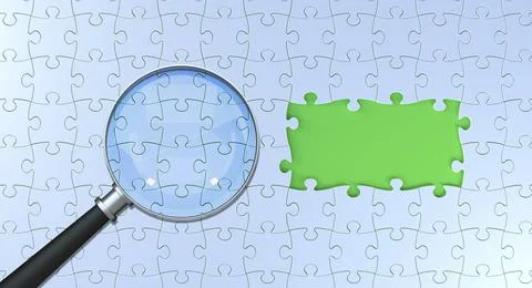 Puzzle and search Stock Photos