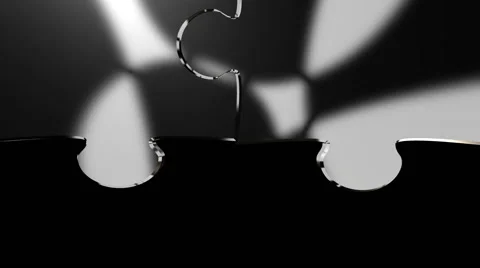 Puzzle animation. With alpha channel. Stock Footage 50678195