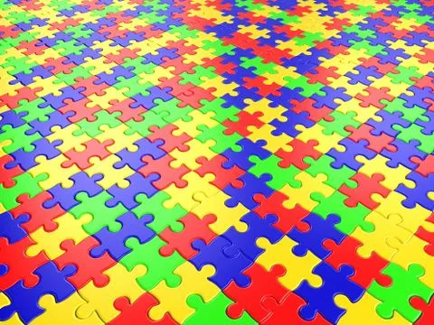 Puzzle background Stock Illustration