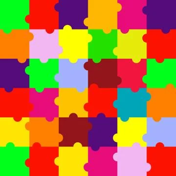 Puzzle background Stock Illustration